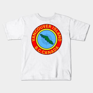 Vancouver Island Canada British Columbia Kids T-Shirt